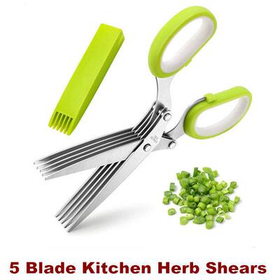 Kitchen Herb Scissors Shears Cutter Chopping Basil Chive