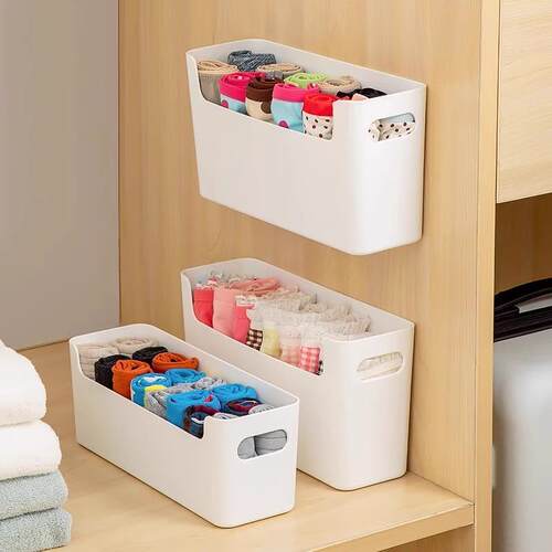 Underwear and Socks Storage Box for Home Wardrobe, Wall-Moun