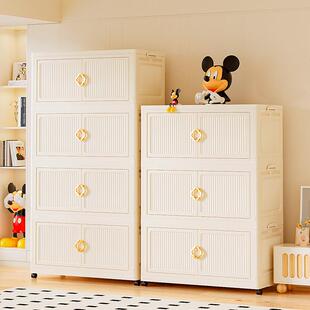 超大面塑料箱子SD7913储物柜子折理叠衣收纳箱衣服物收纳整盒家宽