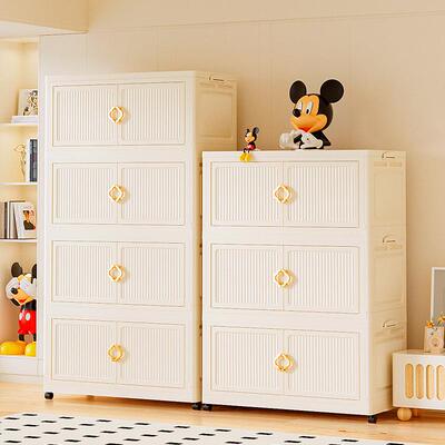 超大面塑料箱子SD7913储物柜子折理叠衣收纳箱衣服物收纳整盒家宽