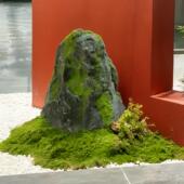 彷真假石头玻璃钢英德石造景假山石拍摄道具摆件空心石头橱窗装 饰