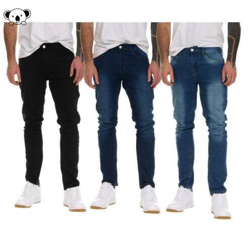 A 81516 Men Stretch Jeans Slim Straight修身直筒牛仔裤