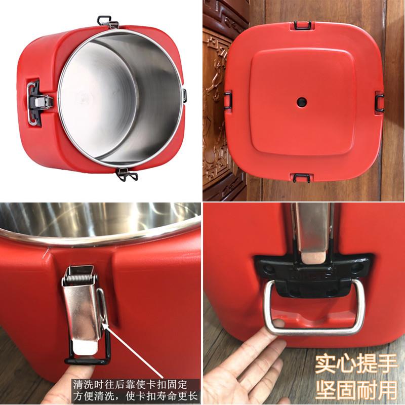 私模商用送餐304不锈保钢温桶中送正方形塑料央厨房配保温无品牌/