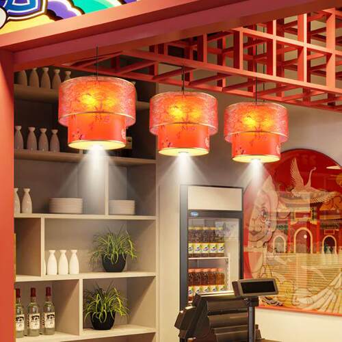 中式吊灯仿古中国风客厅餐厅阳台灯古典走廊过道灯火锅店吊灯笼