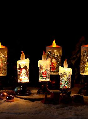 LED Flameless Candle Lantern Christmas Table Decor Kids Gift