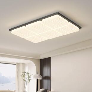 客厅吸顶灯灯具简约形现代设计个性 几师何方块卧室房间灯长方大厅