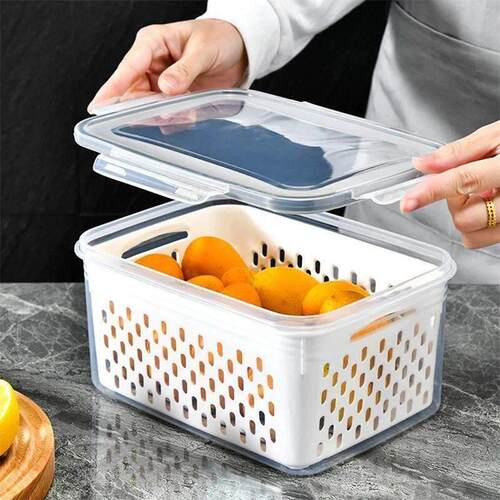 Refrigerator Storage Box Fridge Organizer Vegetable Fr