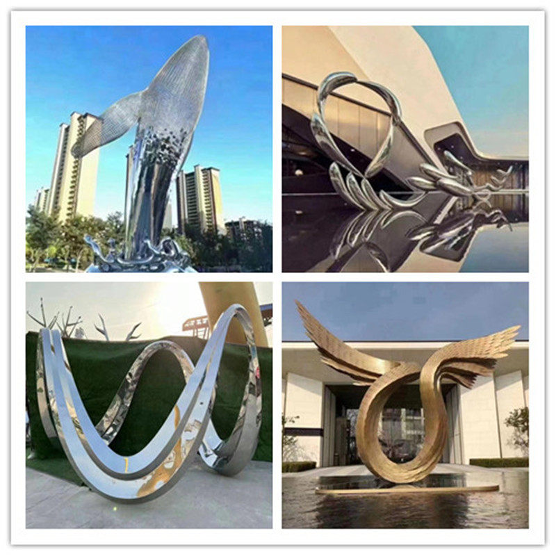 源头工厂不锈钢雕塑园林景观户外大型雕塑公园广场人物雕塑定制