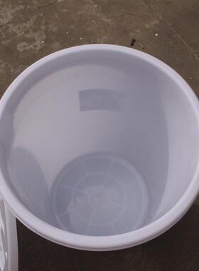 酵50斤粮发食塑料桶圆酵形纯白封盖发熟密胶桶结实HX-LLJ20耐用塑