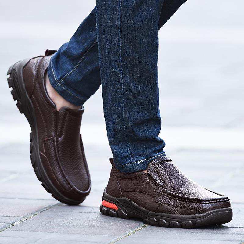 高档特大码男鞋4真皮45透气脚宽厚46皮中老年爸胖爸休闲鞋47加肥,流行男鞋,休闲皮鞋,淘宝优惠券,粉丝福利购,淘宝优惠卷