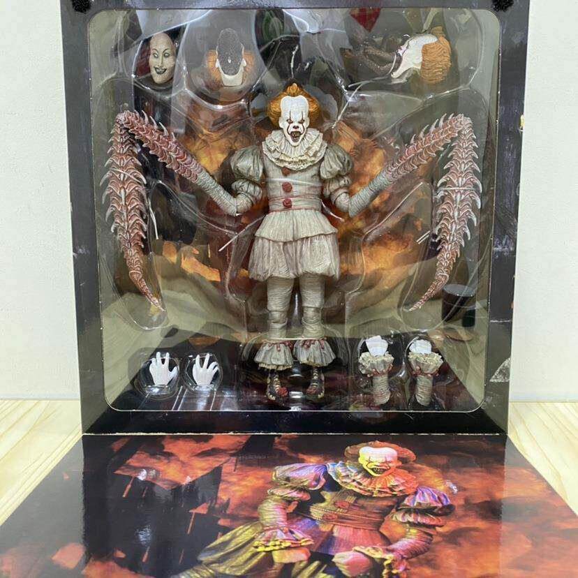 现货NECA 小丑回魂 LED舞蹈小丑 豪华版 7寸可动手办动漫人物模型