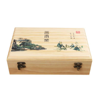 普洱茶一公斤砖茶包装盒实木盒1000g茶砖空礼品盒可雕刻私人订制