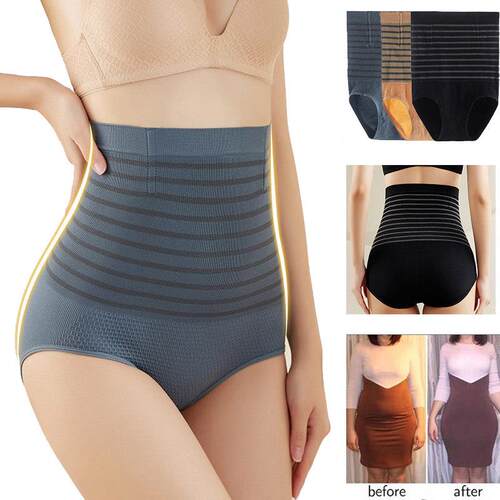 Compression Tummy Control Body Shaper Briefs Women High Wais