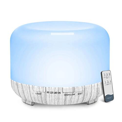 500ML Aromatherapy Oil Diffuser, Auto Shut Off (When Water R