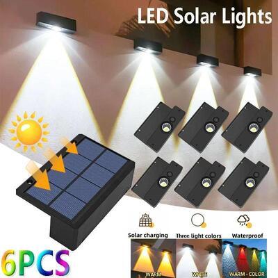 LED Solar Garden Lights Strong Bright Outdoor Sunlight Led L
