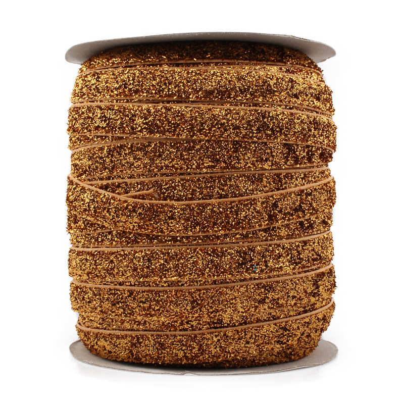 21色发带边带葱色锦纶 金金粉 氨纶女孩 织带配件弹力1cm包辅料