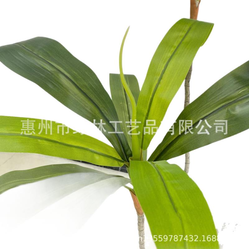 简约风室内酒店电梯楼梯转角装饰落地绿色盆栽仿真巴西马尾铁假树