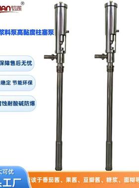 供应气动抽液泵气动柱塞泵打料泵FY5.0T气动浆料泵新款气动涂料泵