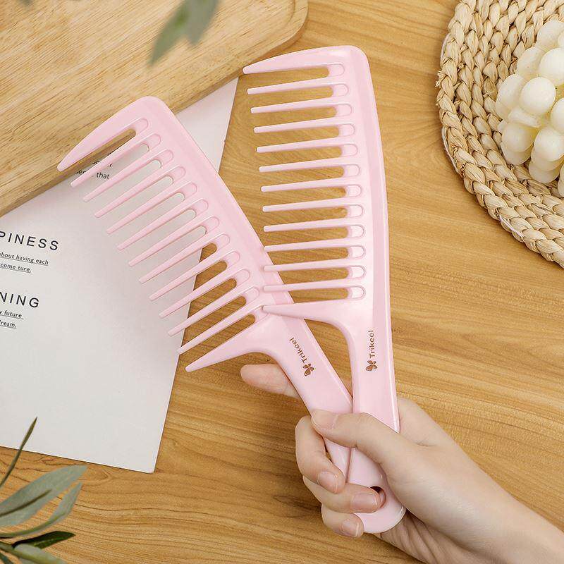 Large curly hair comb wide tooth comb big tooth comb pear