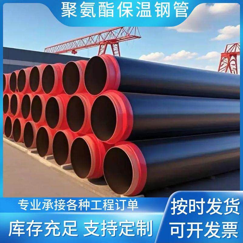 聚氨酯保温钢管 预制地埋热力焊接管道市政供暖专业保温管道