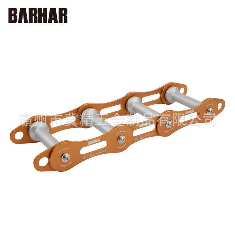 BARHAR岜哈四轴墙角护绳架 BS109链式护绳滑轮 链条转角保护器