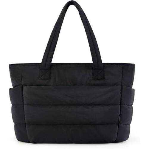 Cotton pleated bag, fashionable large capacity luggage bag,