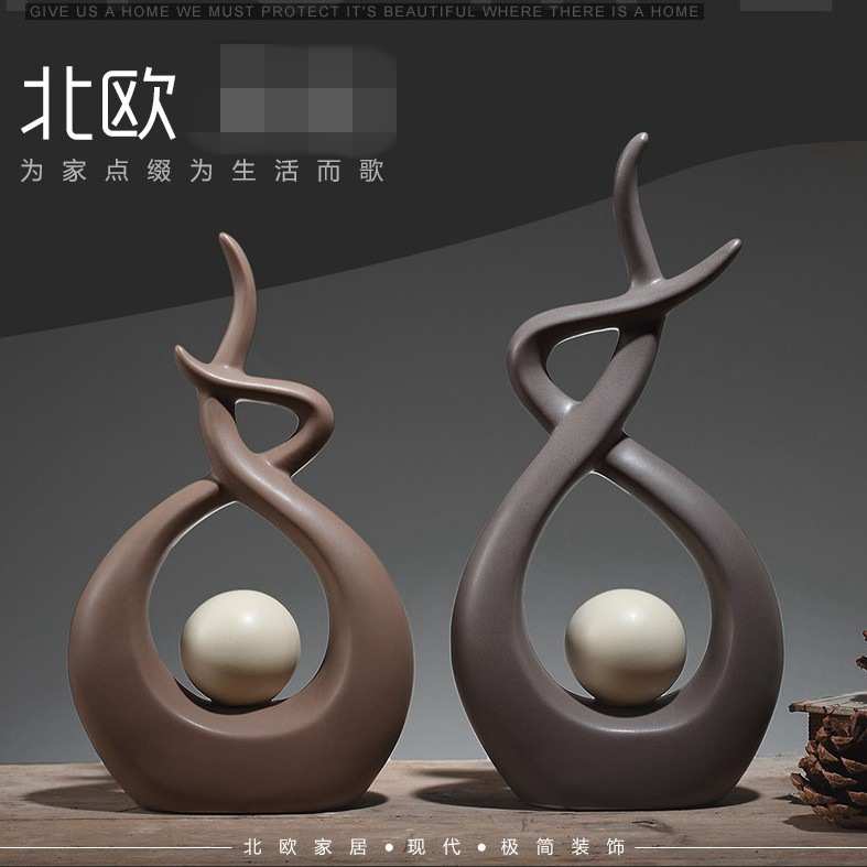 北欧欧式轻奢创意摆件家居饰品客厅电视柜酒柜装饰工艺品茶几摆设