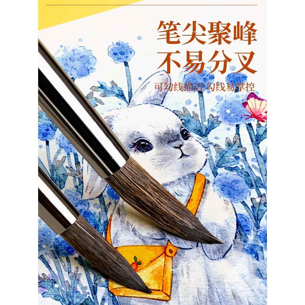 黑天鹅水彩笔水彩笔数字油画笔