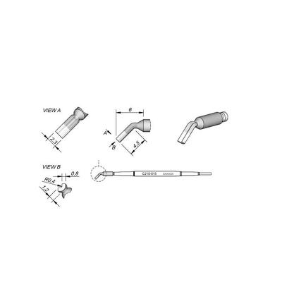 西班牙 JBC C210-015 焊接连接器内部Ø0,8引线烙铁头 C210015
