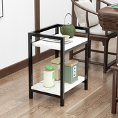 麻将茶几双层麻将桌小边几茶水架置物架棋牌室打牌可移动茶水桌