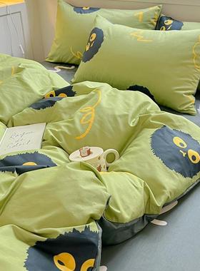 卡通纯棉套单件全棉被罩50x被200x2130儿童宿舍被JMP双单人四季通