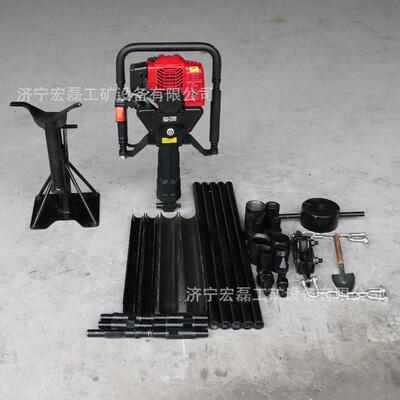 轻便型土壤勘探钻机 BQ20手持环境检测取土钻机 山体岩石钻孔机