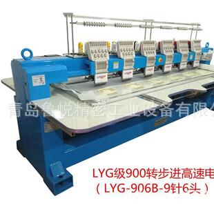 6头工业电脑绣花机全自动服装 标志刺绣机9针12针15针电动花样机