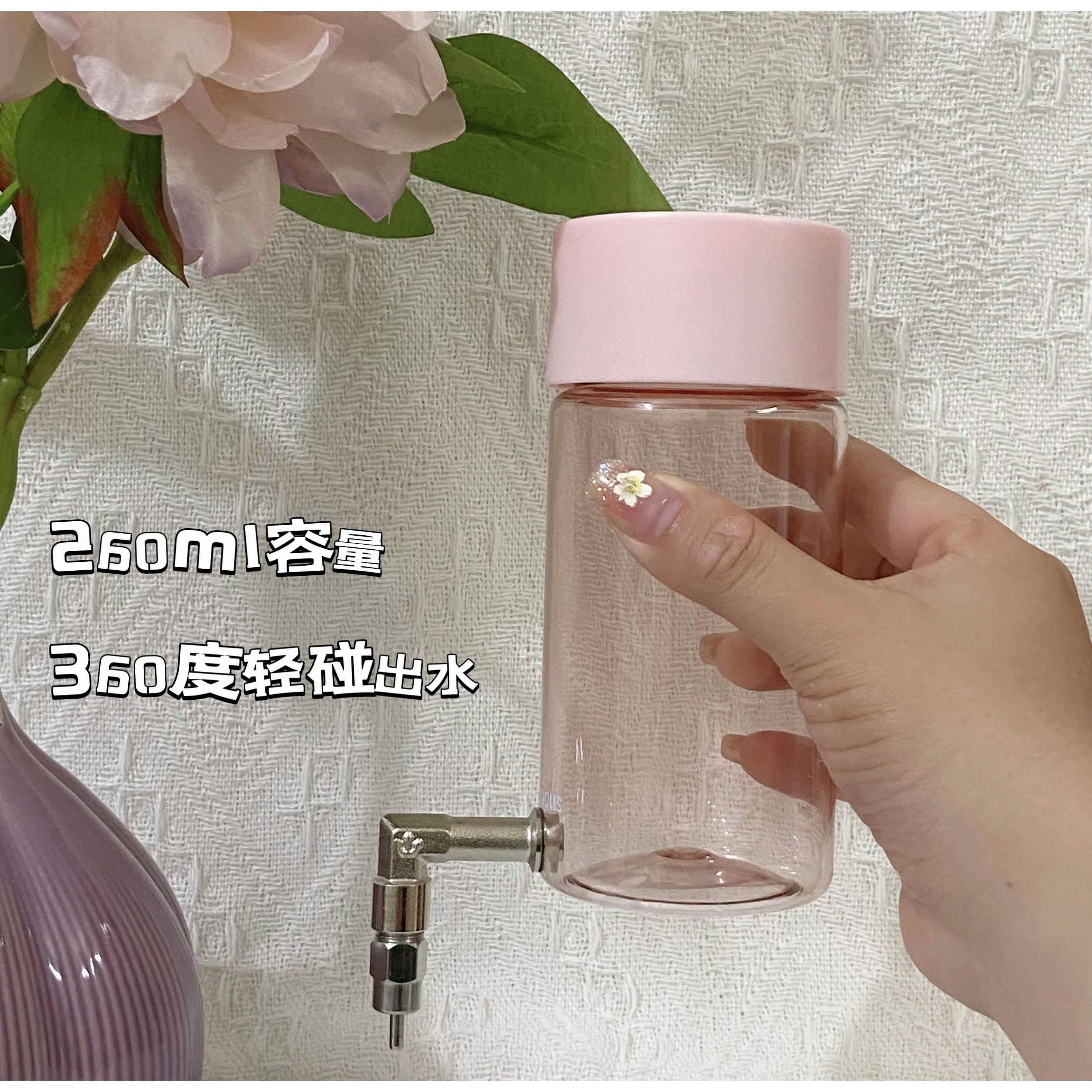 耐高温食品级鹦鹉撞针水壶玄凤鸟用饮水器喂水器仓鼠龙猫松鼠兔子