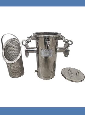 丰诺厂家生产219D直径式N50篮式过滤器304不锈畅钢重型FNC-LSDN篮