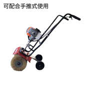 手持电动除锈机钢丝轮彩钢瓦水泥地钢丝刷工字钢翻新铁钢结构配件