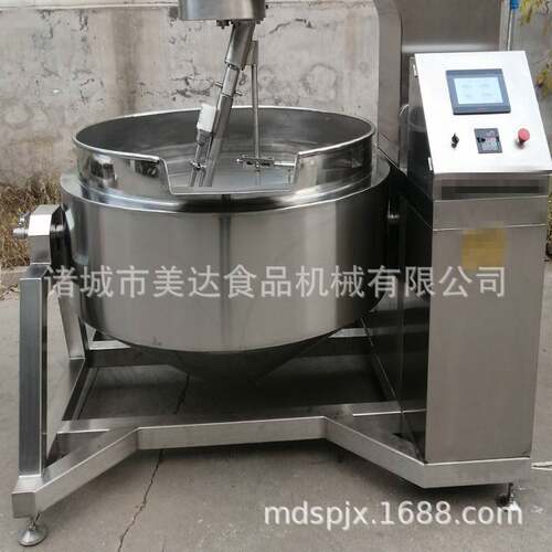 全自动行星炒锅大型食堂炒菜机牛肉酱料行星搅拌炒锅