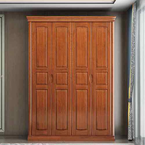 门实木新中式胡桃木衣卧柜四门HP620五室用现代简约储家物柜收纳