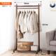 新款 家逸实木木落衣地帽架卧室客厅挂衣松架可移动功能创多意置物