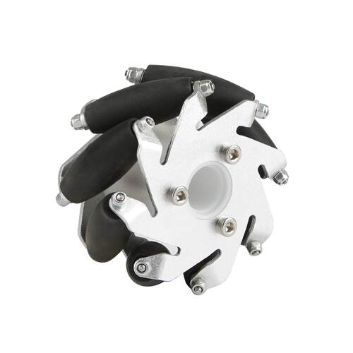 127mm麦克纳姆轮金属全向轮轮胎 mecanum wheel ROS智能车一套4只