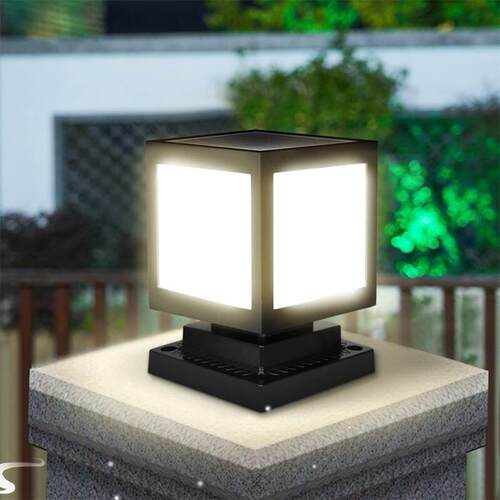 Solar Pillar Light waterproof outdoor garden lights