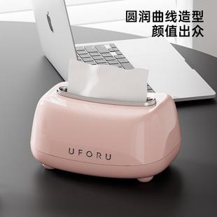 纸巾盒客厅家用抽纸盒高档轻奢桌面收纳盒可爱高颜值餐巾纸高级感