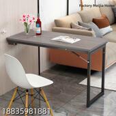 隐形壁挂式 餐桌与墙桌厨房控制台墙餐 折叠桌餐桌家用小公寓壁挂式