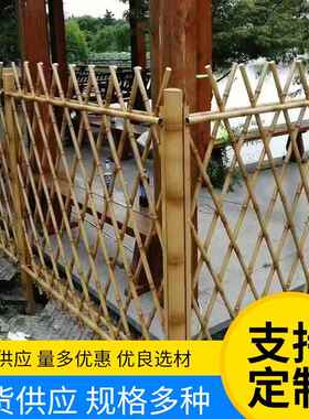 竹子管不锈钢仿真枯黄色竹节管带节位室外护栏烤漆黄色仿竹型围栏