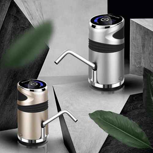 跨境电动智能抽水器家用触屏吸水器桶装水自动无线压水器饮水机