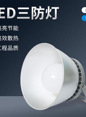 LED三防灯9822高顶体育馆厂房货场仓库超市港口泛光照明壳体套件