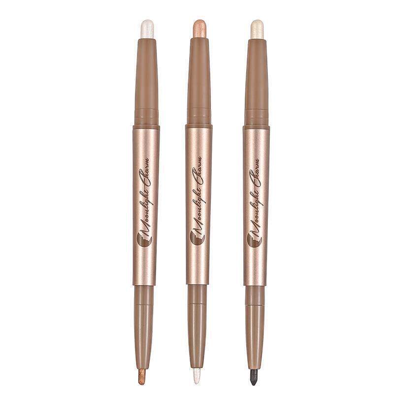 推荐卧蚕笔双头勾勒笔眼妆提亮推荐哑光眼妆神器高光卧蝉笔