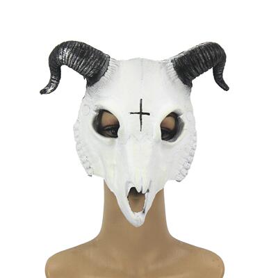 Goat mask Halloween goat mask party cosplay 山羊派对面具
