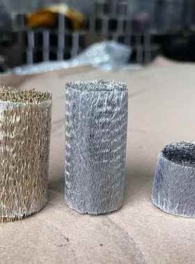 清理缝神器文玩钢丝刷手动丝刚核IQR桃切金断钢丝截隙钢断刷丝刷