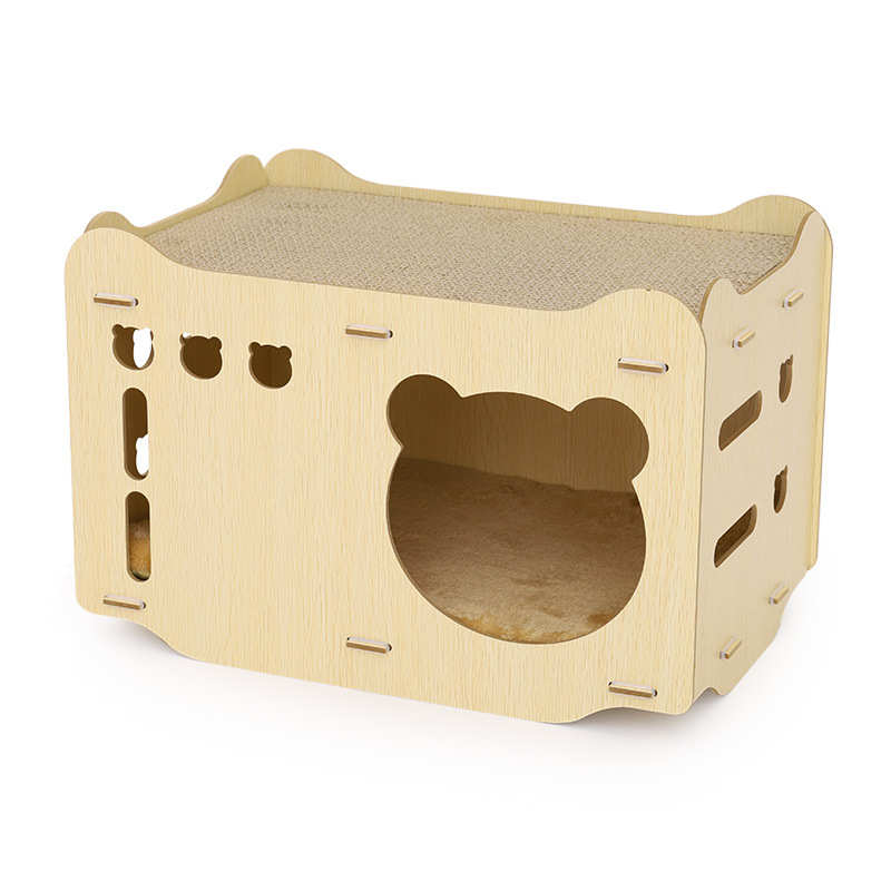 猫窝冬季保暖猫房子猫别墅多猫猫抓板猫屋四季通用冬天双层猫咪窝